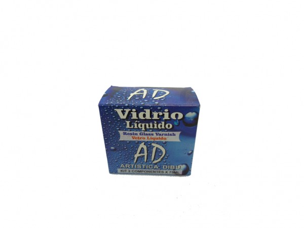 VIDRIO LIQUIDO AD 2 COMP 75ml - ARTISTICA DIBU - AD