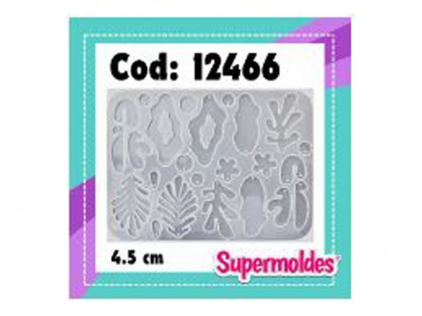 MOLDES SILICONA AROS BOTANICOS 11U 4.5cm - SUPERMOLDES