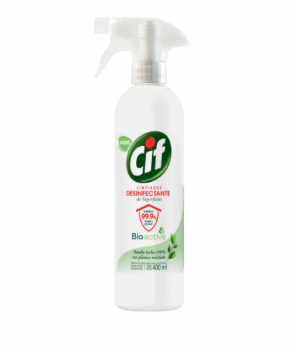 LIMPIADOR CIF DESINFECTANTE GATILLO 400ml - LIMPIEZA Y QUIMICOS CIDER