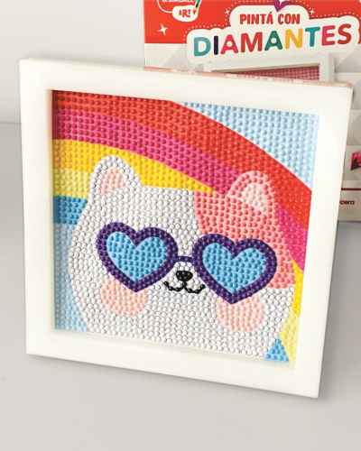 PINTA CON DIAMANTES GATO - SIMBALL