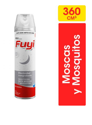 FUYI MATA MOSCAS Y MOSQUITOS AEROSOL 360ml - LIMPIEZA Y QUIMICOS CIDER