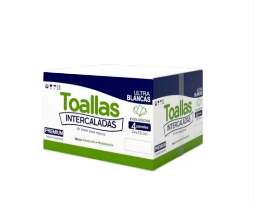 TOALLAS INTERCALADAS BLANCAS 2500 hojas - LIMPIEZA Y QUIMICOS CIDER