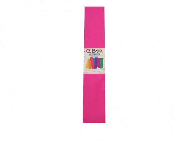 PAPEL CREPE FLUO FUCSIA 2mx50cm - CBX