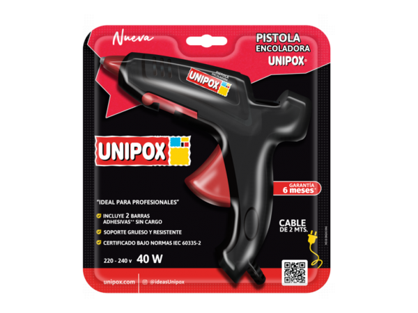 PISTOLAS SILICONA ENCOLADORA UNIPOX 40w - POXIPOL