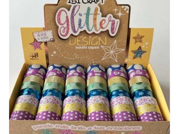 CINTA WASHI TAPE IMPRESA X 4mts - IBICO