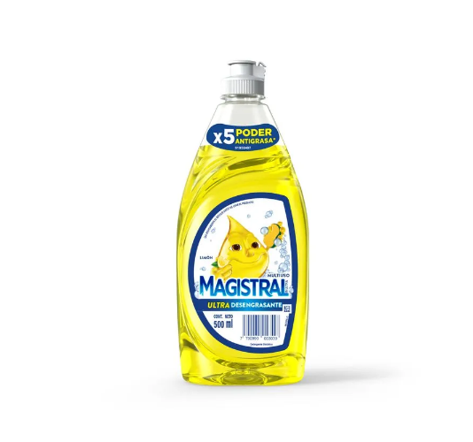 DETERGENTE MAGISTRAL ULTRA LIMON 500cc - LIMPIEZA Y QUIMICOS CIDER