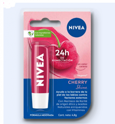 NIVEA PROTECTOR LABIAL FRUTY CEREZA 4.8g - LIMPIEZA Y QUIMICOS CIDER