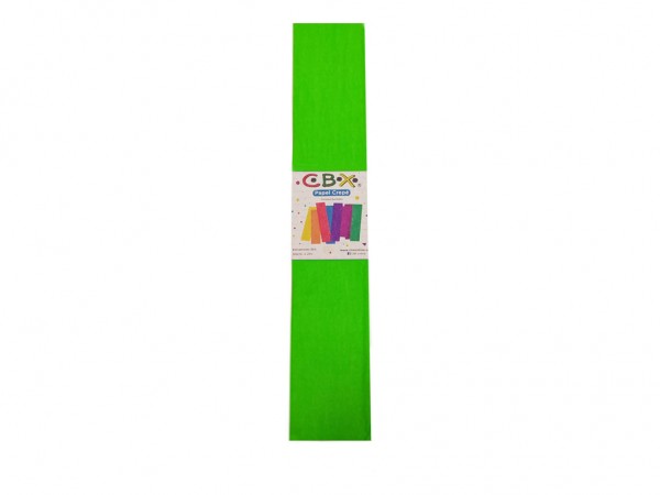 PAPEL CREPE FLUO VERDE 2mx50cm - CBX