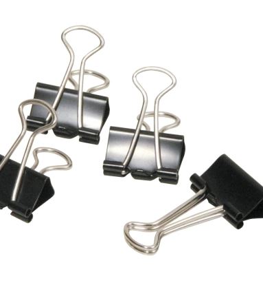 BINDER CLIPS NEGRO 41mm CAJA 12pcs - IBICO