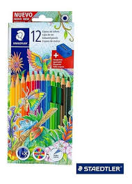 LAPICES COLOR x12 C/ SACAPUNTAS ST - STAEDTLER
