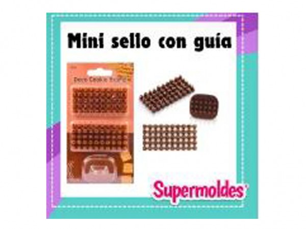 SELLO MINI LETRAS CON GUIA NRO SIMB 0.4M - SUPERMOLDES