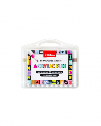 MARCADOR ACRILICO VALIJA X 24 - SIMBALL