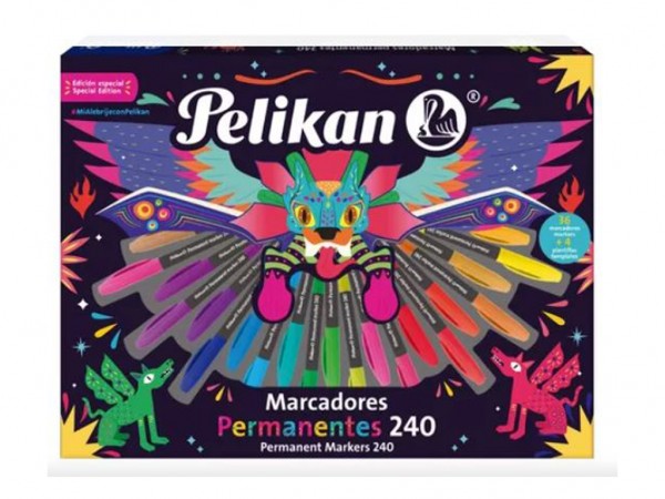 MARCADORES PERMANENTES PELIKAN SETx36 - PELIKAN