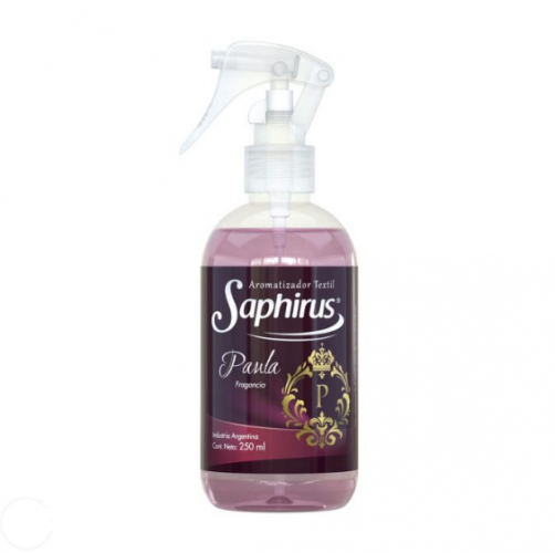 AROMATIZADOR SAPHIRUS TEXTIL PAULA 250ml - LIMPIEZA Y QUIMICOS CIDER