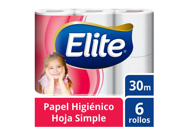 PAPEL HIGIENICO CLASICO 6x30mt H/S - LIMPIEZA Y QUIMICOS CIDER