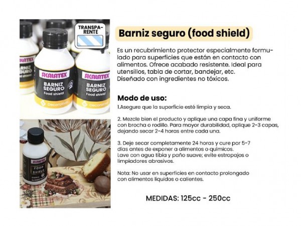 BARNIZ SEGURO APTO 125cc - SKALATEX