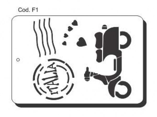 STENCIL CREATIVA 20x30cm F001 - PINTAFAN CREATIVA