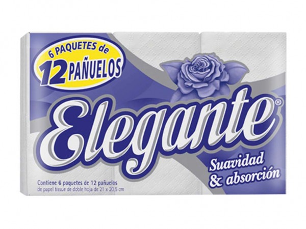 PAÑUELOS ELEGANTE x6 PAQUETES - LIMPIEZA Y QUIMICOS CIDER