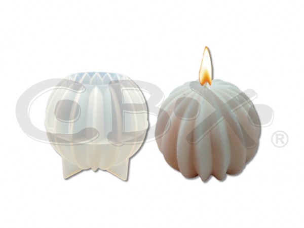 MOLDES VELAS SILICONA ESFERA 7x7cm - CBX