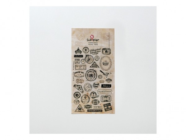 STICKER PVC 10x19cm STAMP - IBICO