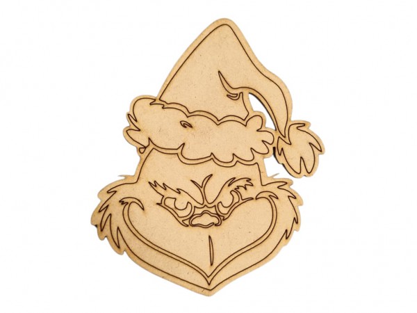 CARA GRINCH NAVIDAD 19 C 22 - IND DEL ARTE / CORTE LASER