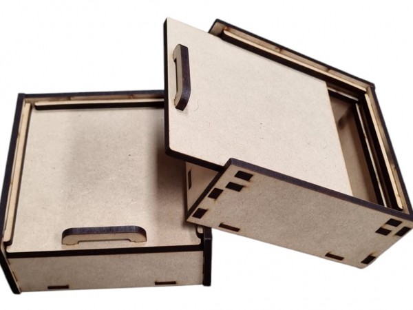 CAJA RANURA 15 X 15.5 X 6.5 CM - IND DEL ARTE / CORTE LASER