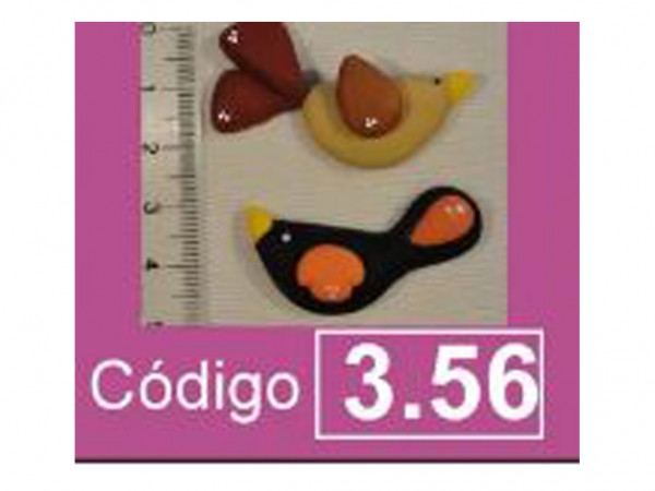 MOLDES SILIICONA PAJARITO COUNTRY X 2 UN - SUPERMOLDES