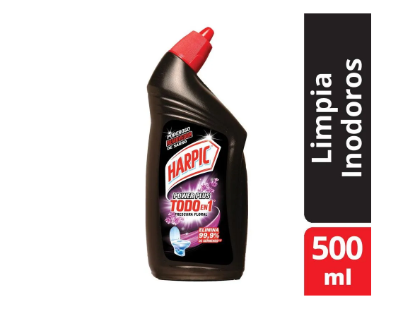 HARPIC INODOROS POWER PLUS FRESCURA FLORAL 500ml - LIMPIEZA Y QUIMICOS CIDER