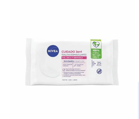 TOALLITAS DESMAQUILLANTES MICELAR 3en1 x25unid - LIMPIEZA Y QUIMICOS CIDER