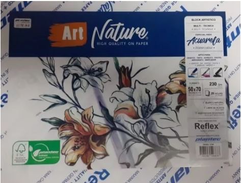 PAPEL MULTI TECNICA 230g 50x70 ART NAT - PLANTEC