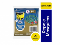 RAID ESPIRAL VERDE x4 unid SOBRE