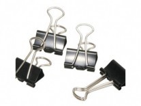 BINDER CLIPS NEGROS 32mmCAJA X 12 UN