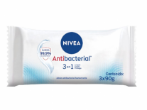 NIVEA JABON ANTIBACTERIAL 3x90g