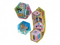 SET ARTE 46 PIEZAS HEXAGONAL (XY-04)