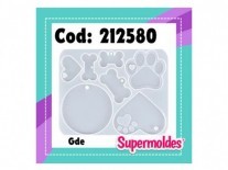 MOLDES SILICONA SET CANINO HUELLA / HUES