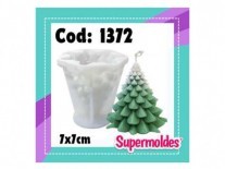 MOLDES SILICONA PINO 7 X 7 CM