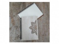 CUADERNO A5 50H RAYADAS MEDIA MANDALA