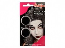 MAQUILLAJE x2 MORTICIA (BCO/NEGRO)