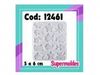 MOLDES RESINA DIJES ANIM DE MAR X 13 Un
