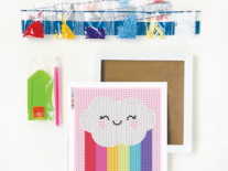 PINTA CON DIAMANTES NUBE