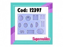 MOLDES RESINA DIJES 12 U 2.5 A 4 cm 5 mm