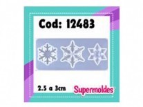MOLDES SILICONA COPO NIEVE 3U 2.5 A 3 cm