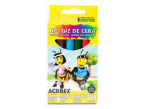 CRAYONES DE CERA 6 COLORES