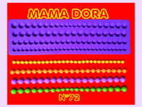 MAMA DORA MOLDES PUNTILLA N72 PERLAS