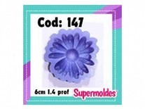 MOLDES SILICONA FLOR MARGARITA 6 CM