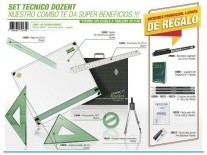 SET TECNICO DOZENT 40x50cm C/UTILES REGA