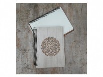 CUADERNO A5 50H LISAS MANDALA