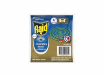 RAID ESPIRAL VERDE x4 unid SOBRE