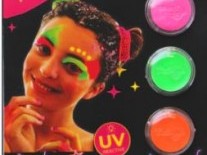 MAQUILLAJE KIT FLUO ACUARELABLE X 4