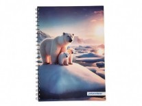 CUADERNO A4 BLANCO RAYADO 80gr x60 hojas